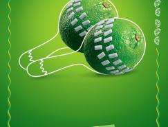 箭牌 Orbit Lime口香糖广告创意欣赏